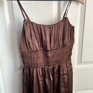 Abercrombie & Fitch Satin Maxi Dress